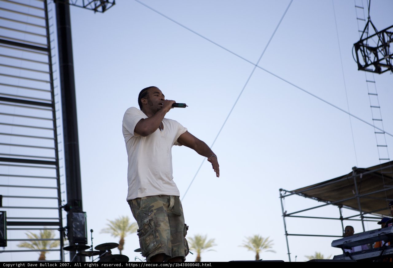 Pharoahe Monch Performing Live with a Microphone