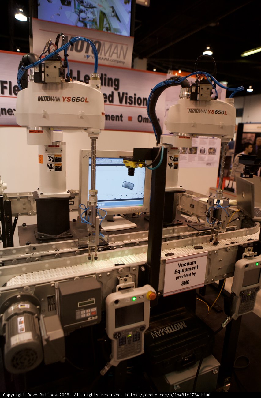 Computers and Machines at 2008 Robot Automation Show