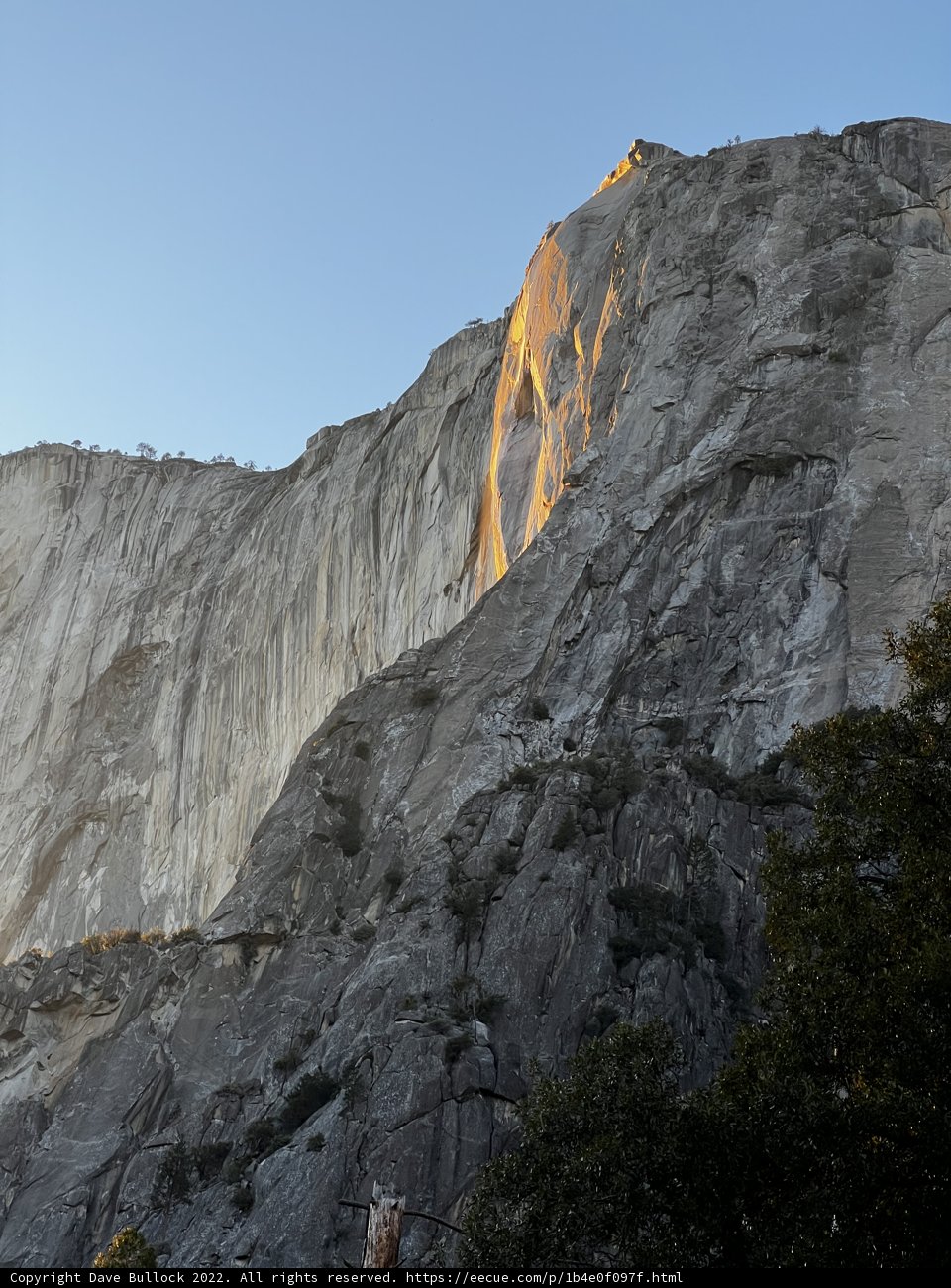 Mountain peaks touched by sunlight