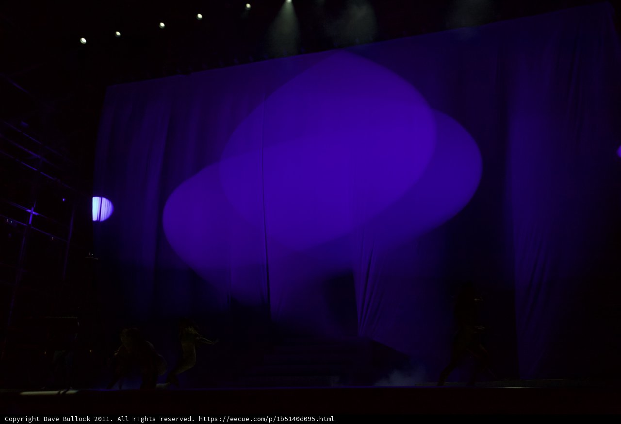 The Purple Spotlight Curtain