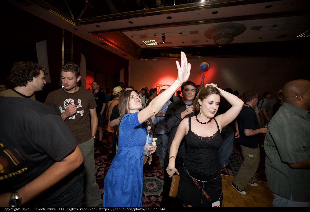 Energetic Dance Floor Celebration at Indoor Party