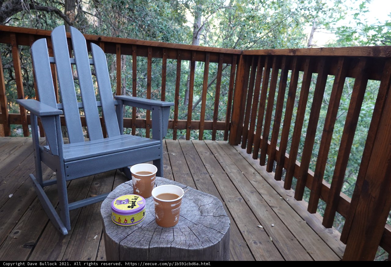 Morning Serenity on the Wooden Deck