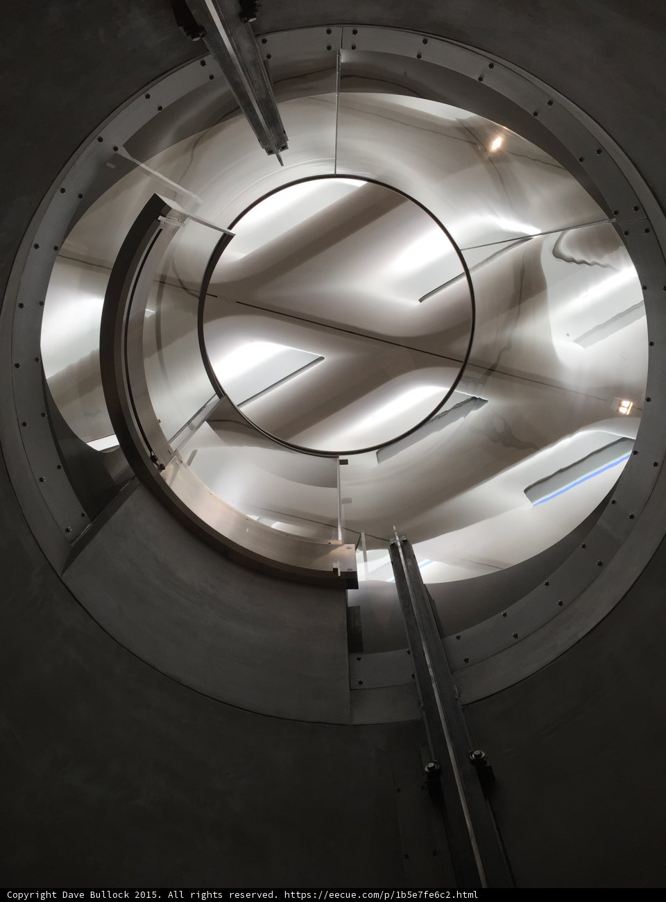 Illuminated Spiral Staircase