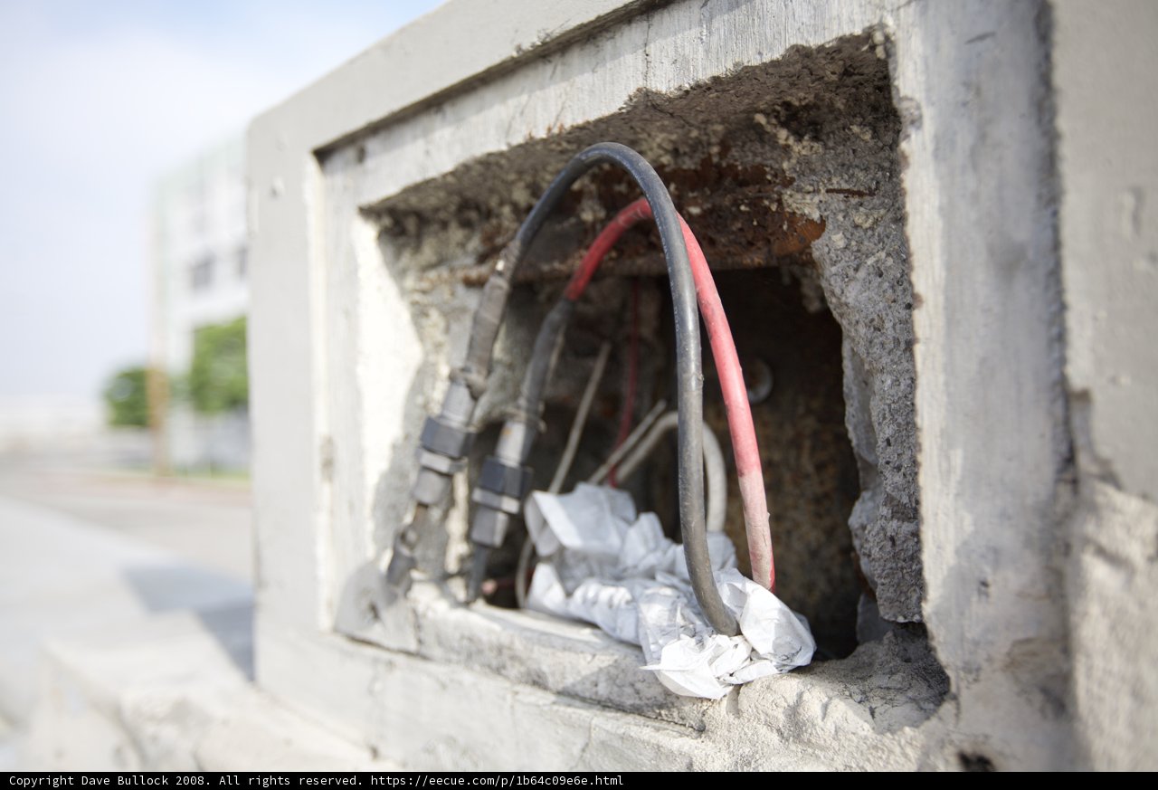 Wired Into the Concrete Wall