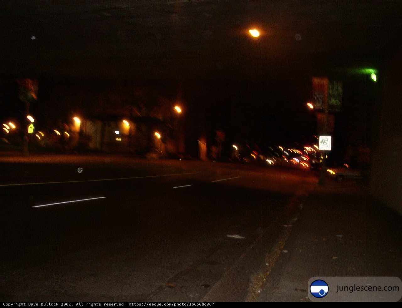 Blurry Urban Night Drive