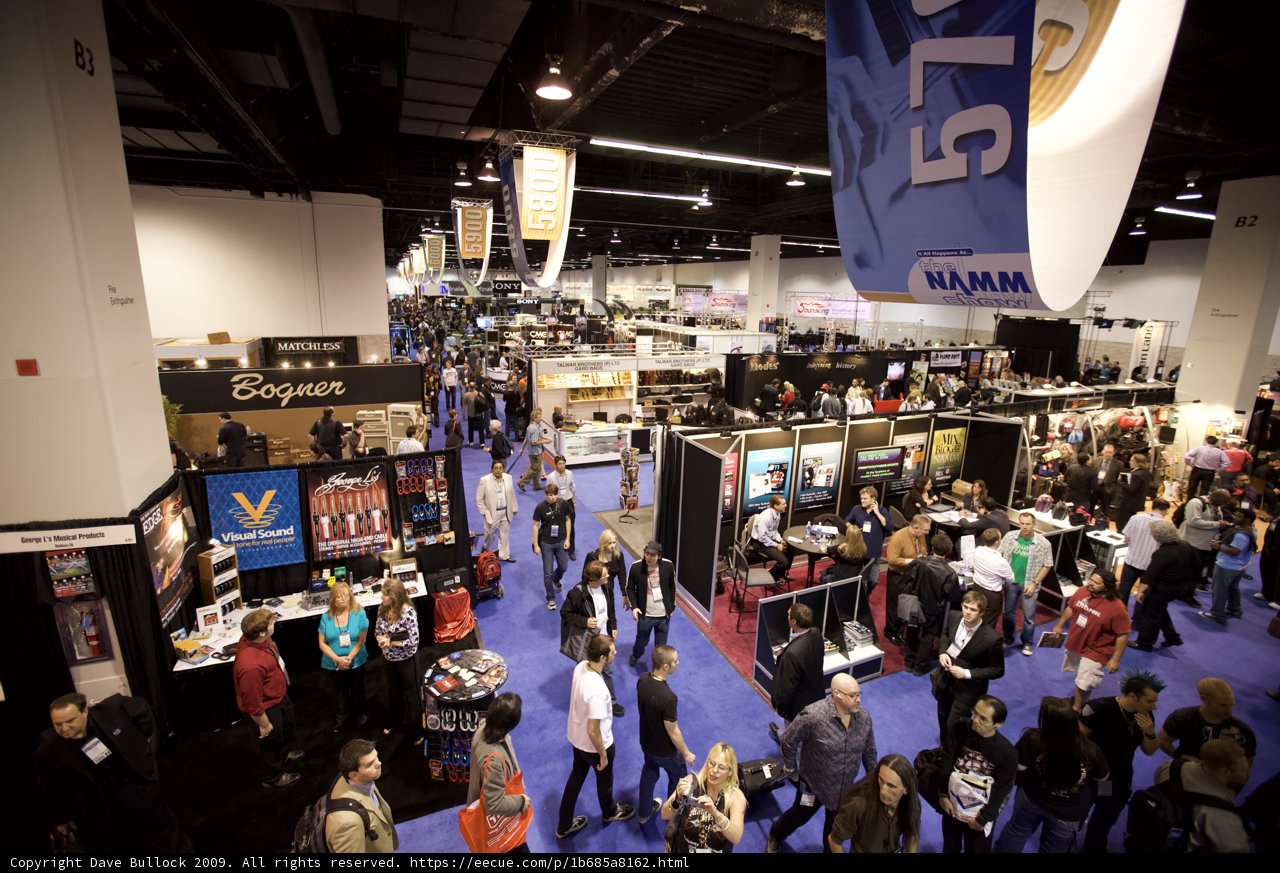 Bustling Convention Hall