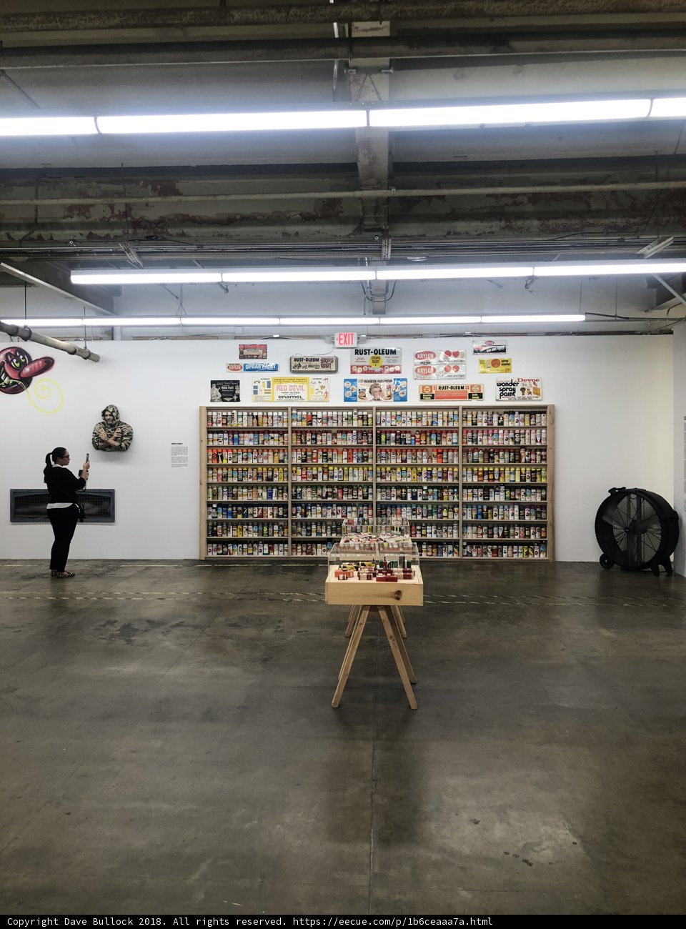 Man Standing Amidst a Sea of Knowledge