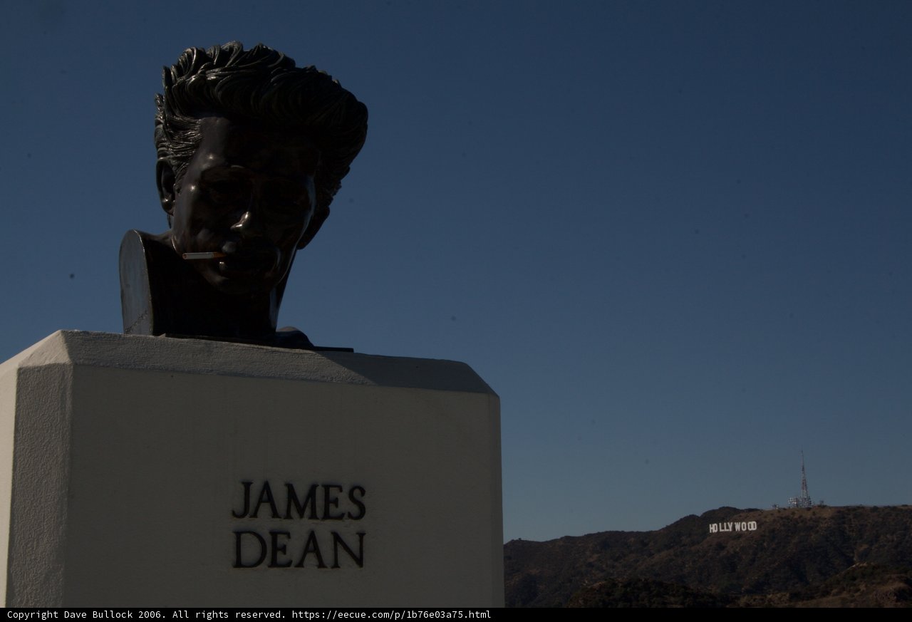 James Dean Monument in Hollywood