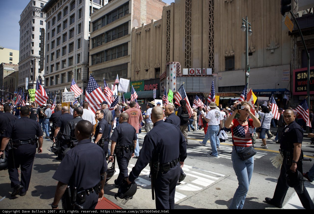 Marching with Old Glory