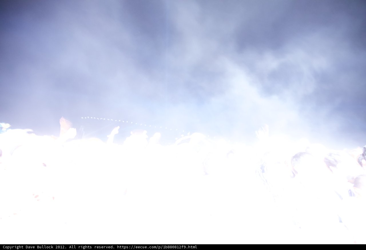 Smoke-Filled Crowd at Coachella