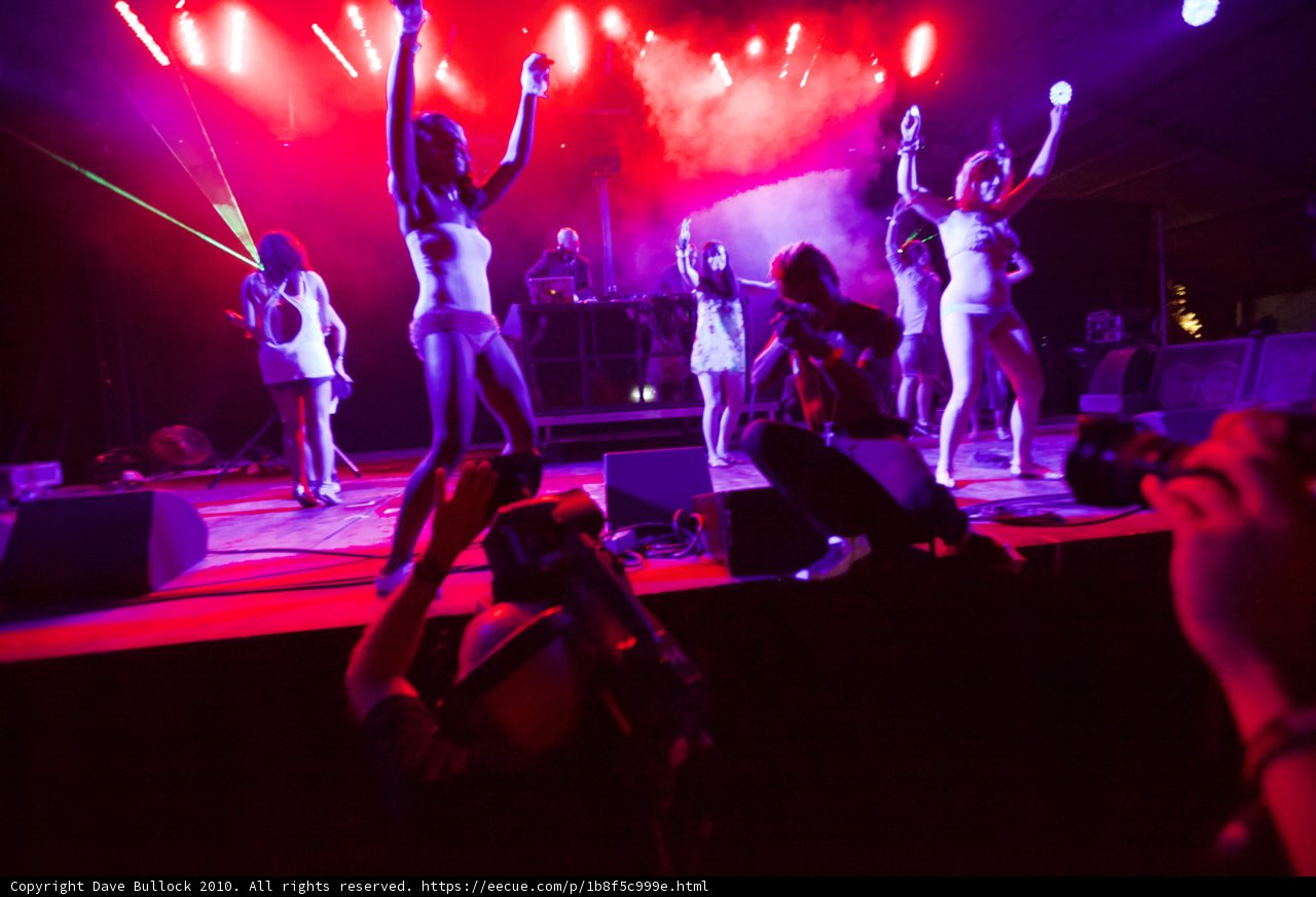 Red Hot Women Rockin' the Stage