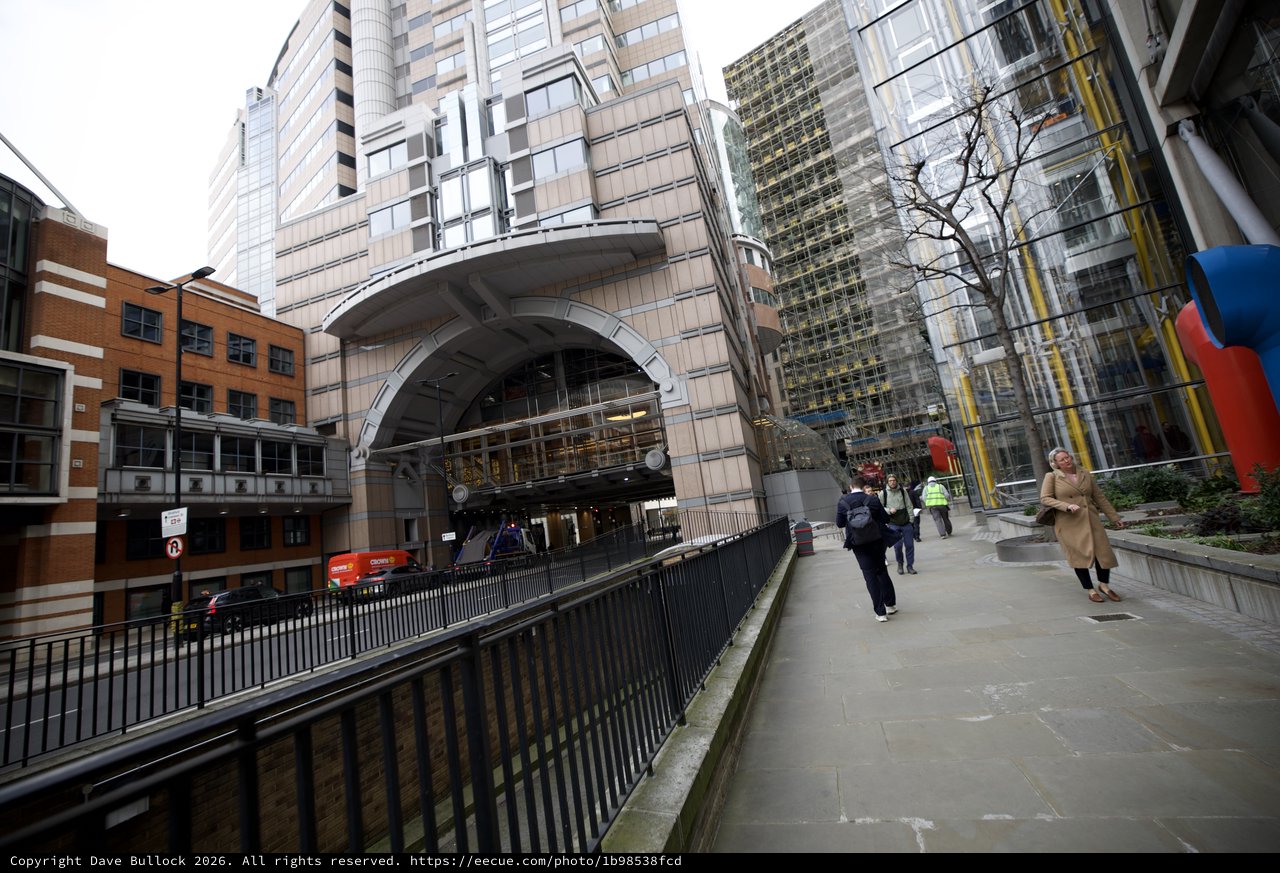 Modern Urban Architecture at Crossrail Place, Canary Wharf
