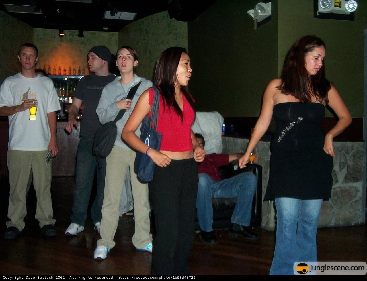 Group of Friends Enjoying Night Out