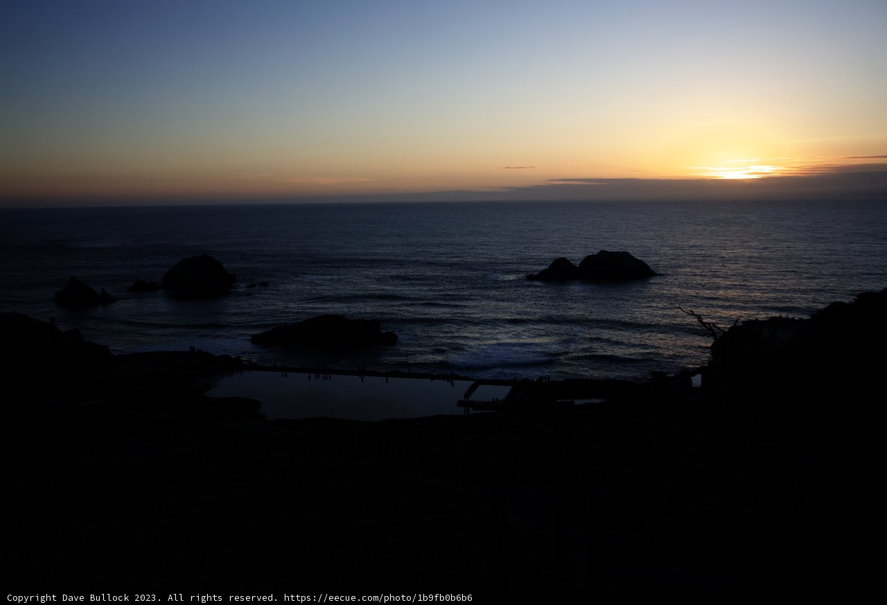 Enchanting Sunset at Sutro Baths