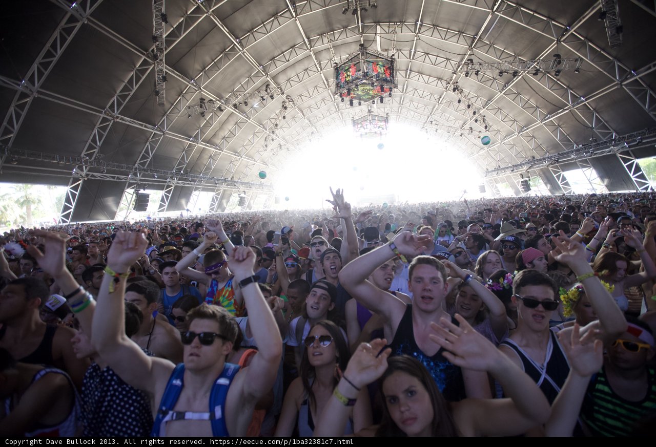 Concert Crowd at Coachella