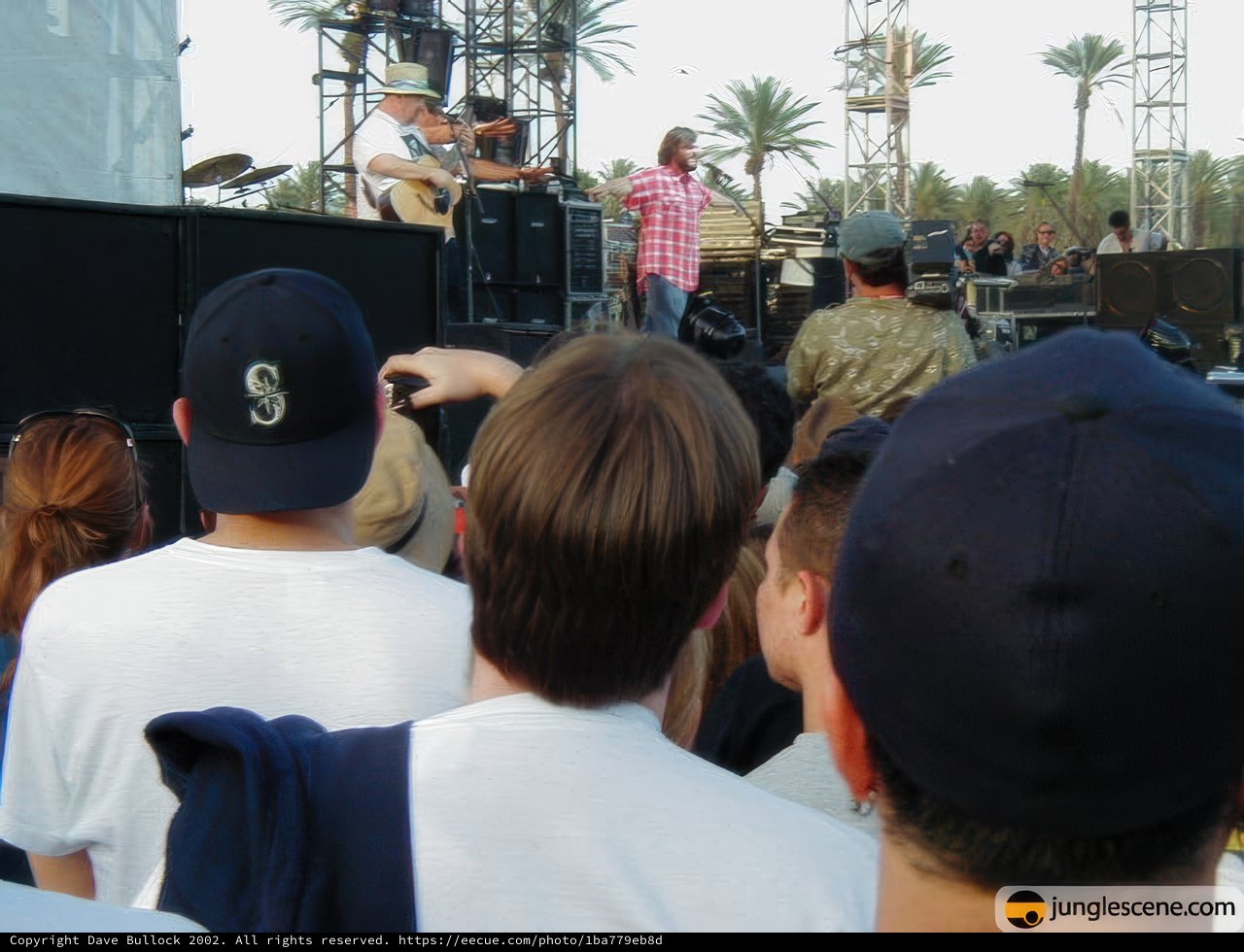 Coachella 2002 Crowd Rocks Out to Music