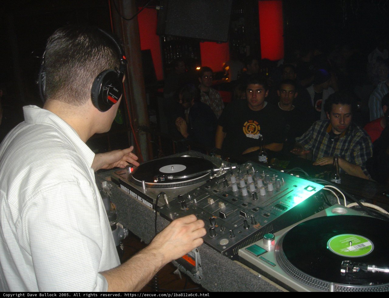 DJ Hard at Work