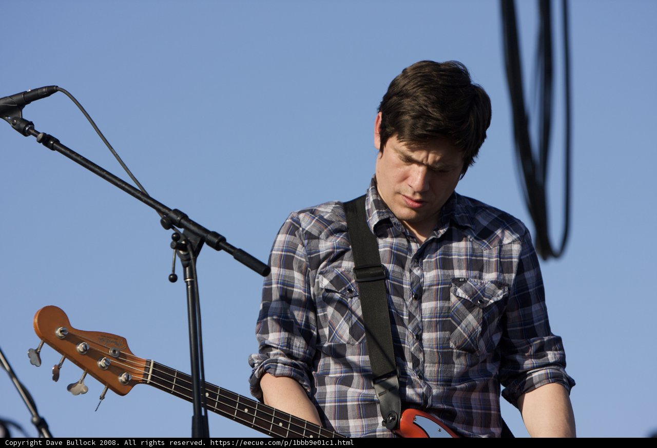 Plaid-Clad Bassist Rocks Coachella Stage