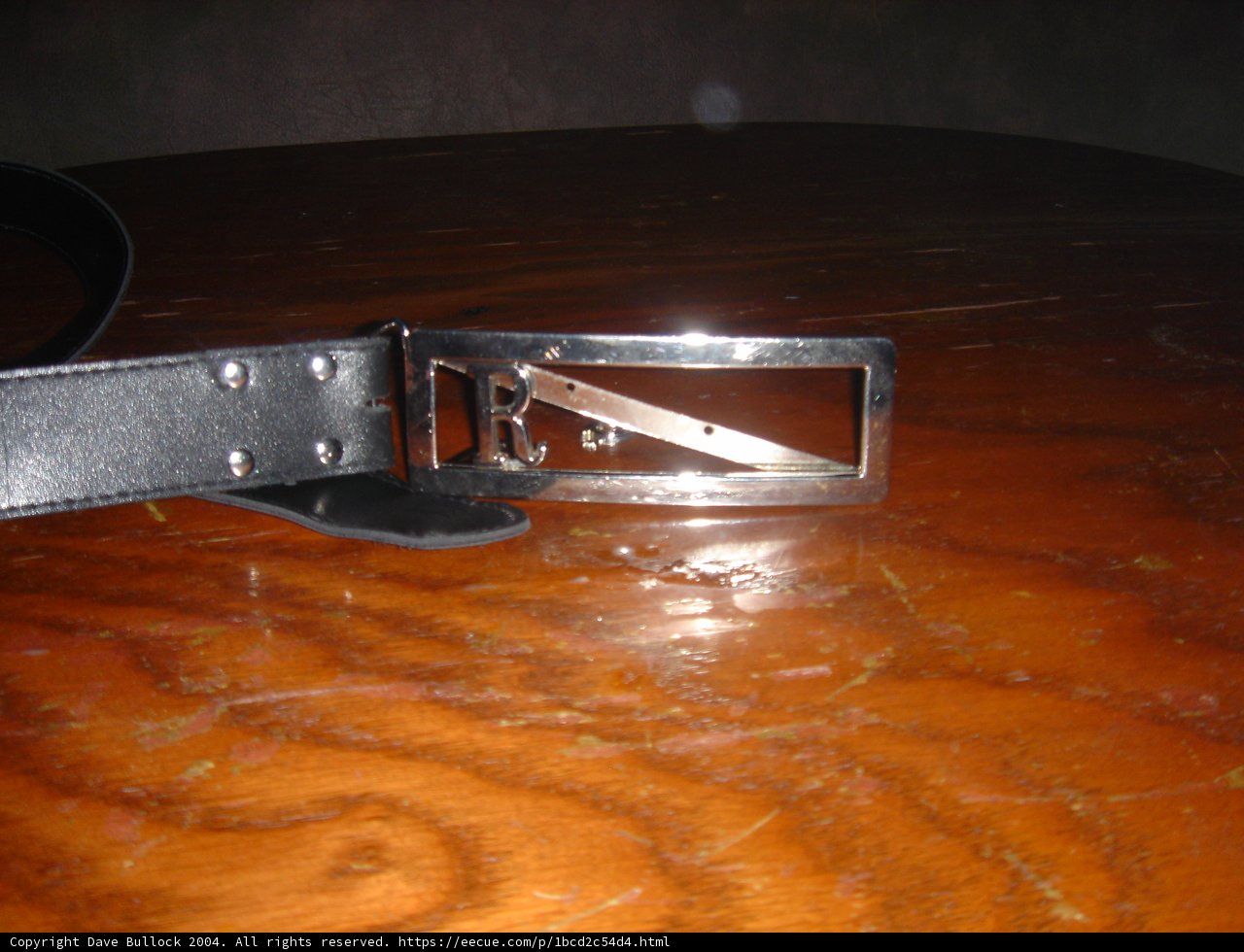 Rustic Belt with Wooden Buckle