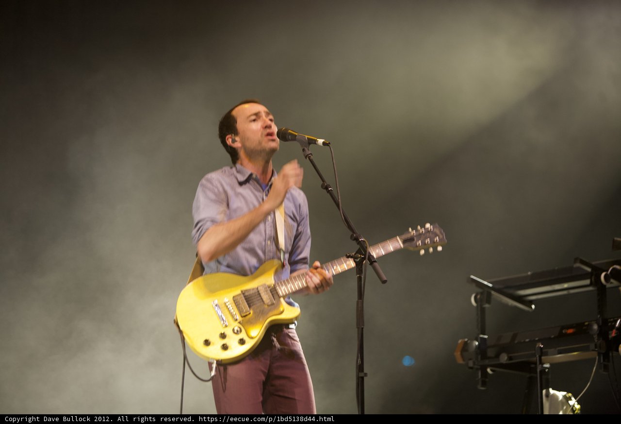 James Mercer Rocks the Stage with His Guitar