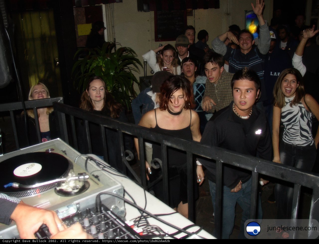 DJ Lights up Night Club Crowd