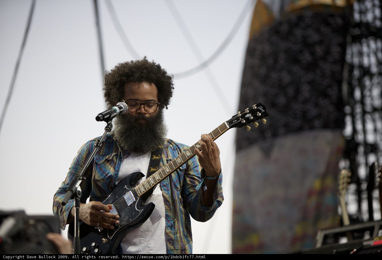 Kyp Malone Rocks the Coachella Stage with his Guitar