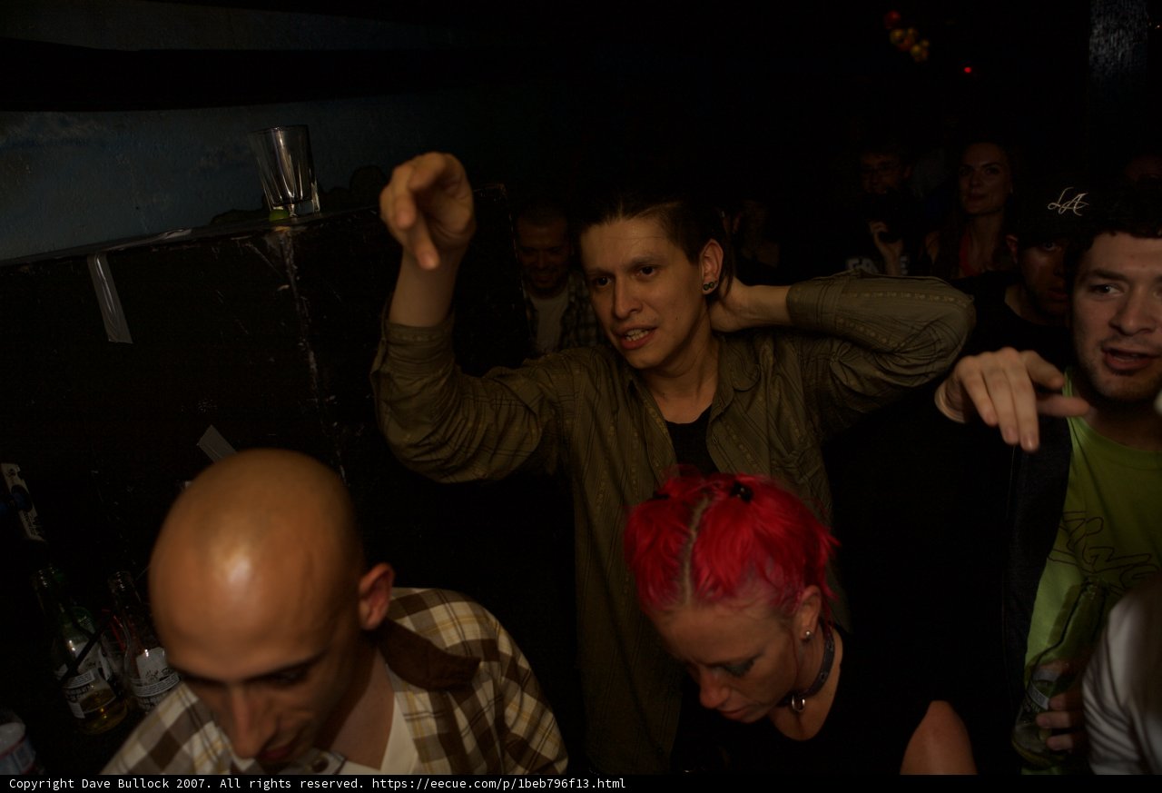 Pink Haired Partygoer