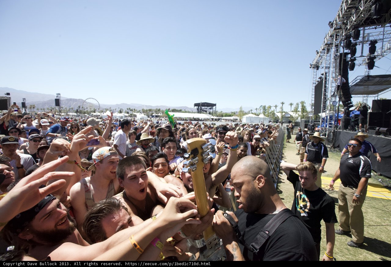 Crowd Goes Wild at Coachella Music Festival