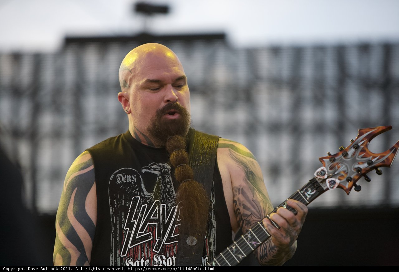 Kerry King Rocking the Big Four Festival