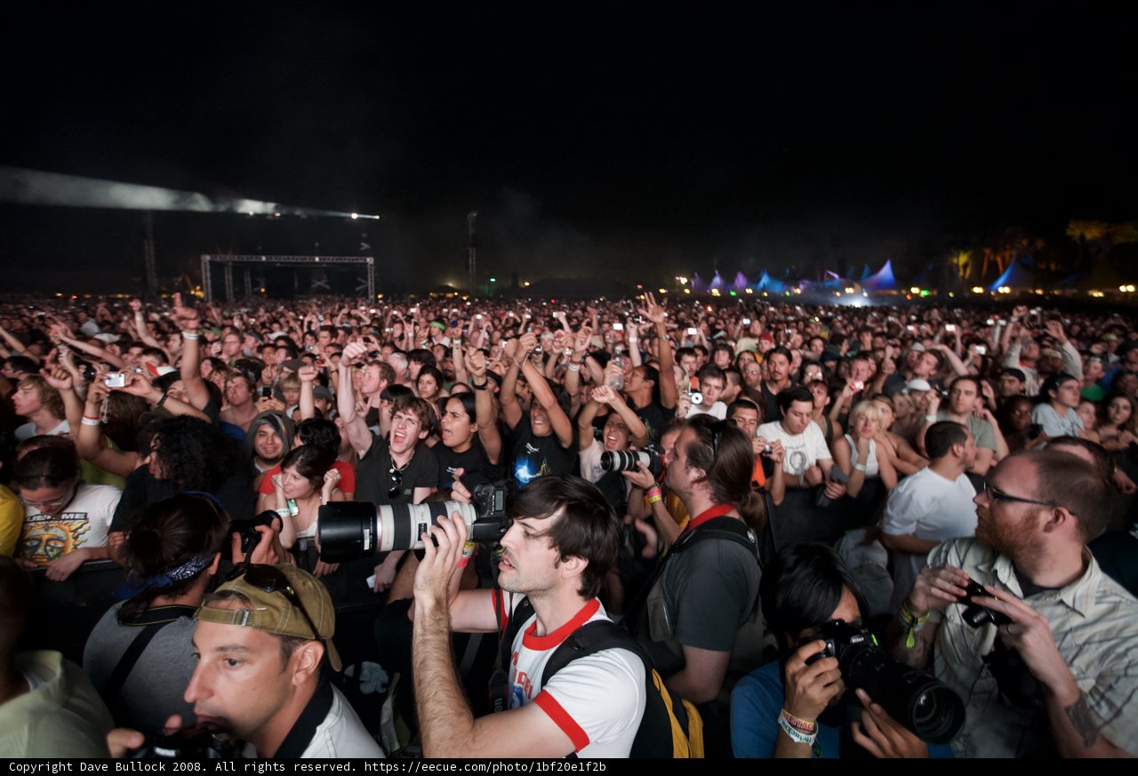 Coachella 2008: Hands in the Night Sky