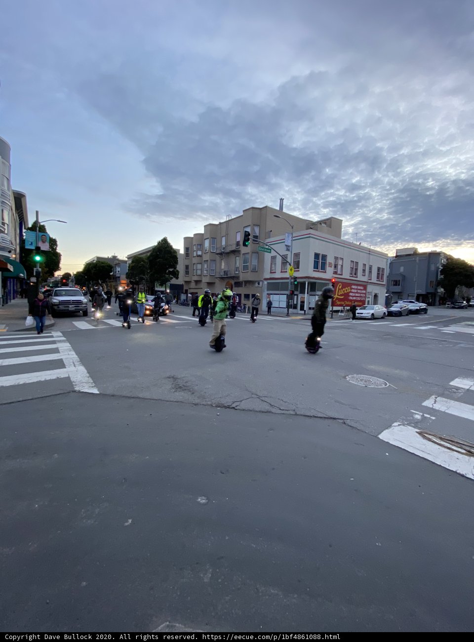 Intersection Crossing in San Francisco