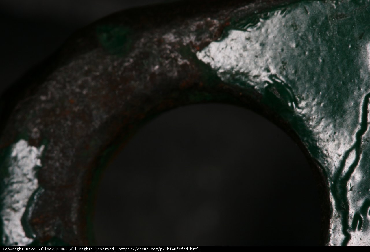 Rust and Corrosion on Metal Ring