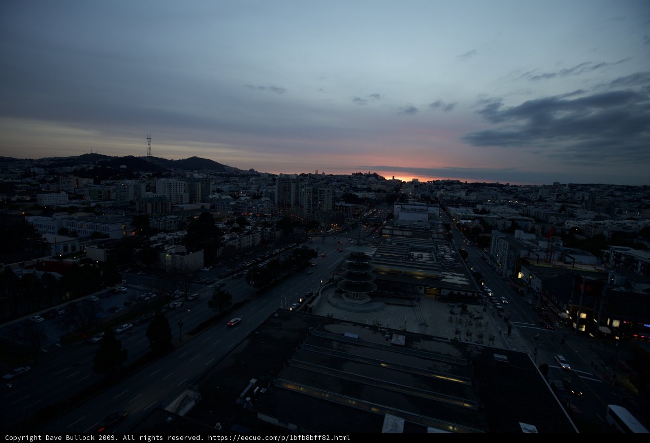 Urban Sunset over San Francisco