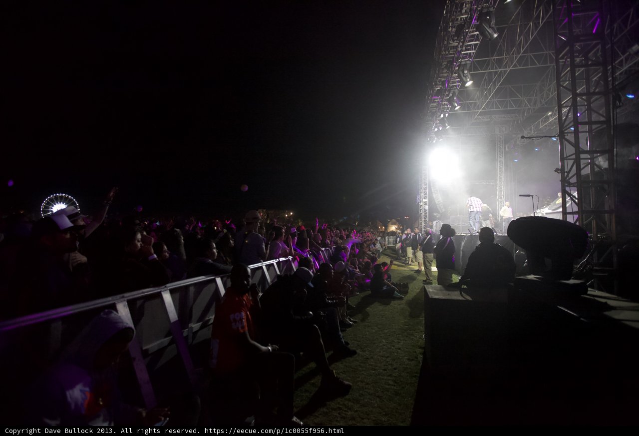 Lighting Up Coachella Night
