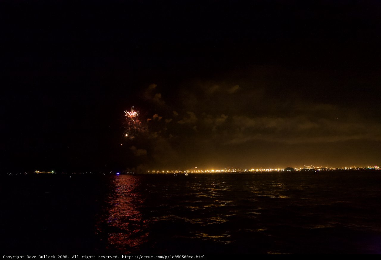 Cityscape Fireworks Show