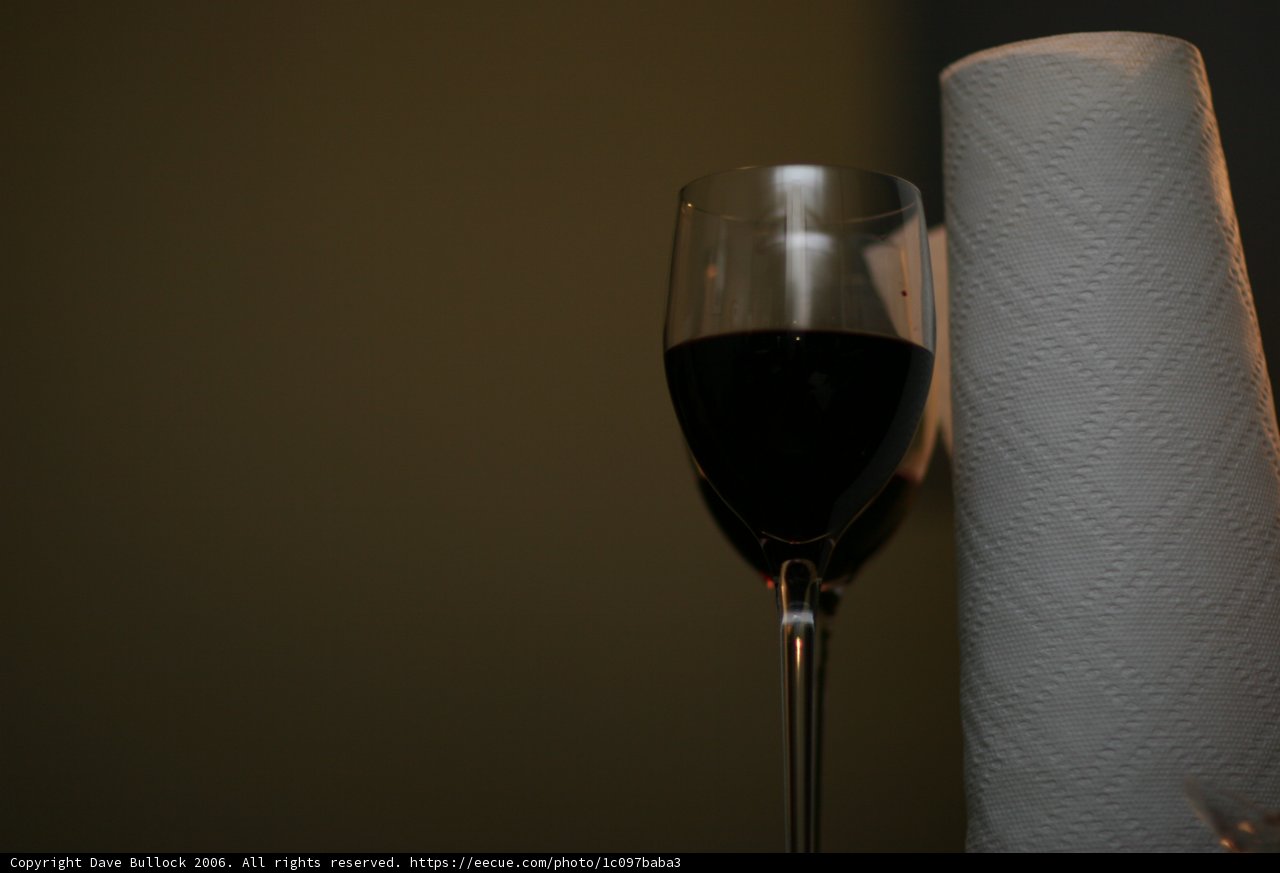 A Remnant of Red Wine