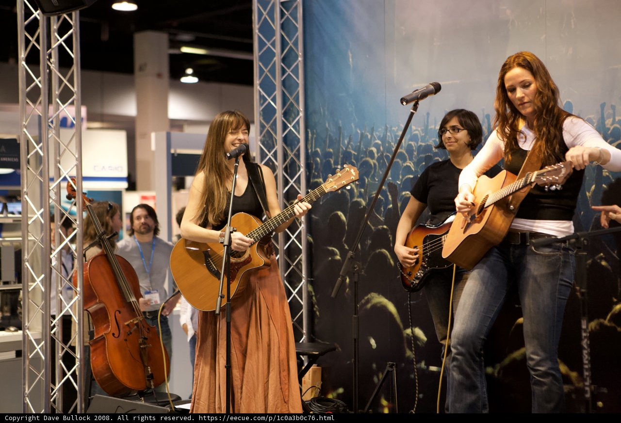 Musical Duo Rocks the Crowd at 2008 NAMM Concert