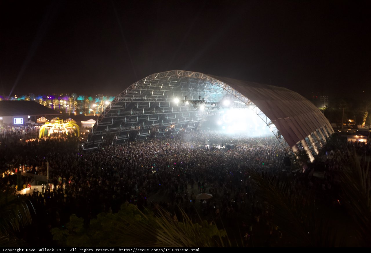 Night of Lights at Coachella Music Festival