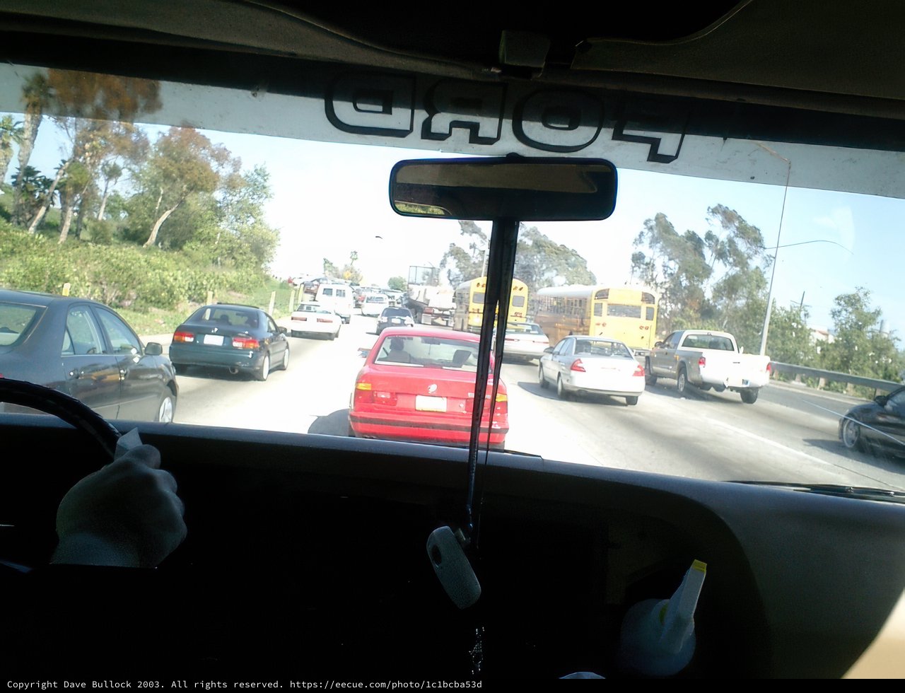 Highway Traffic on the Way to Coachella
