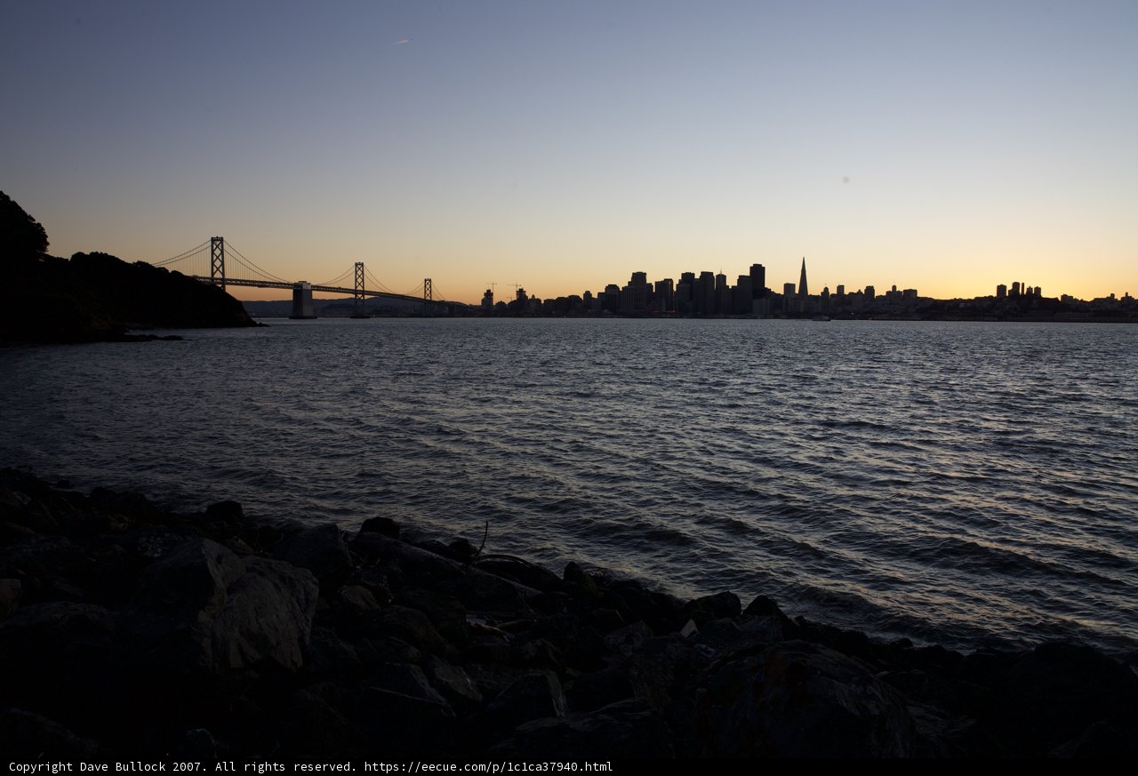Metropolis Sunset over the Bay Bridge