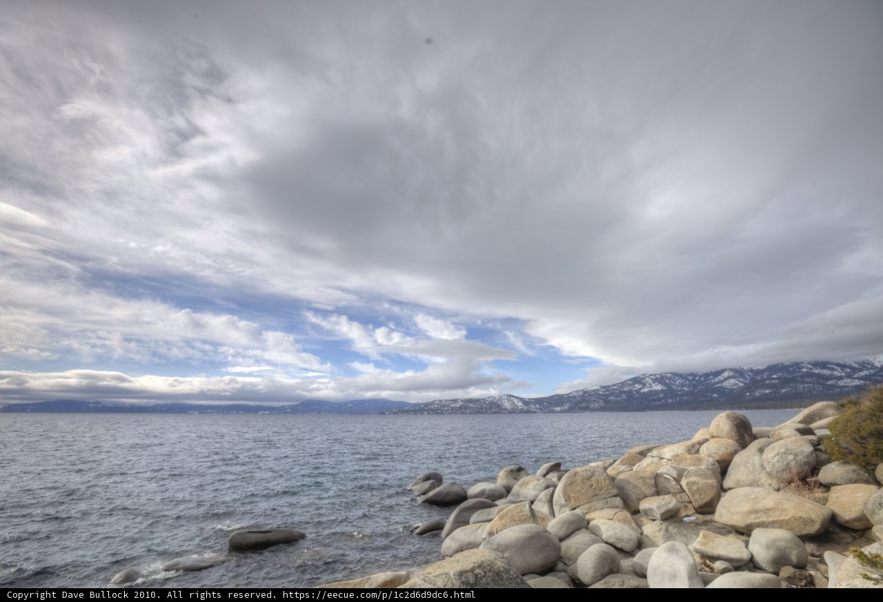 Majestic View of Ocean and Mountains
