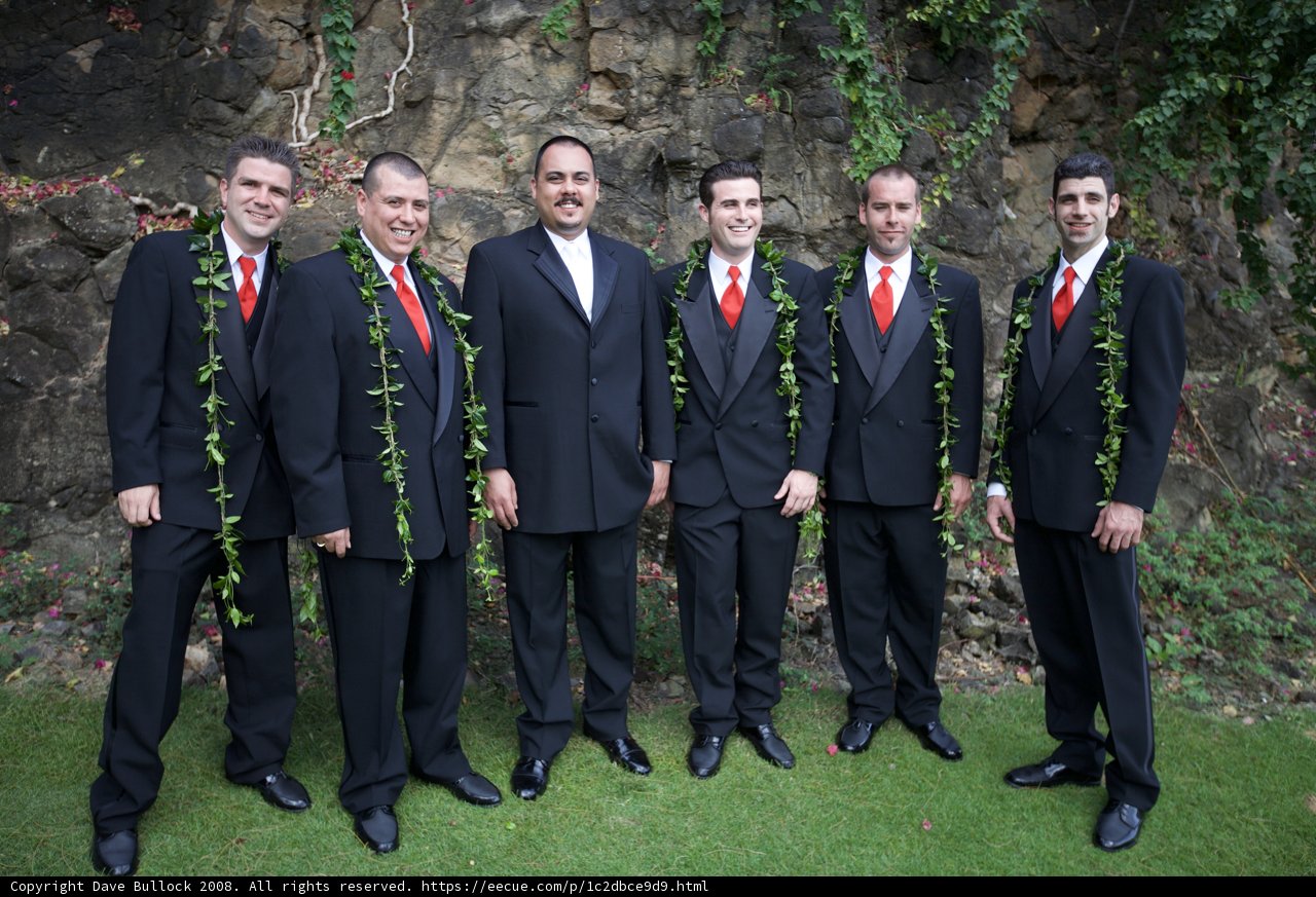 Formal Gathering of the Men in Hawaii