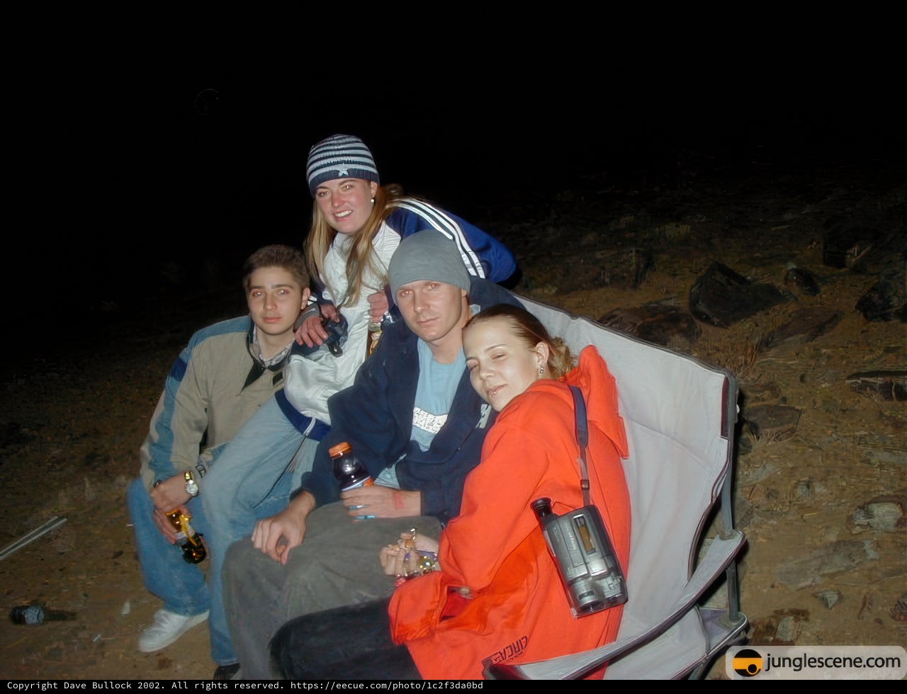 Night Camping in the Desert