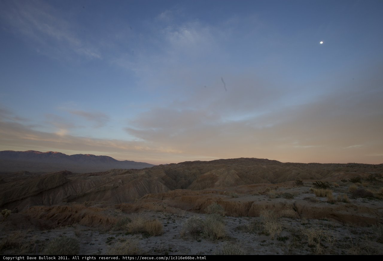 Moonlit Night in the Anza Borrego Desert