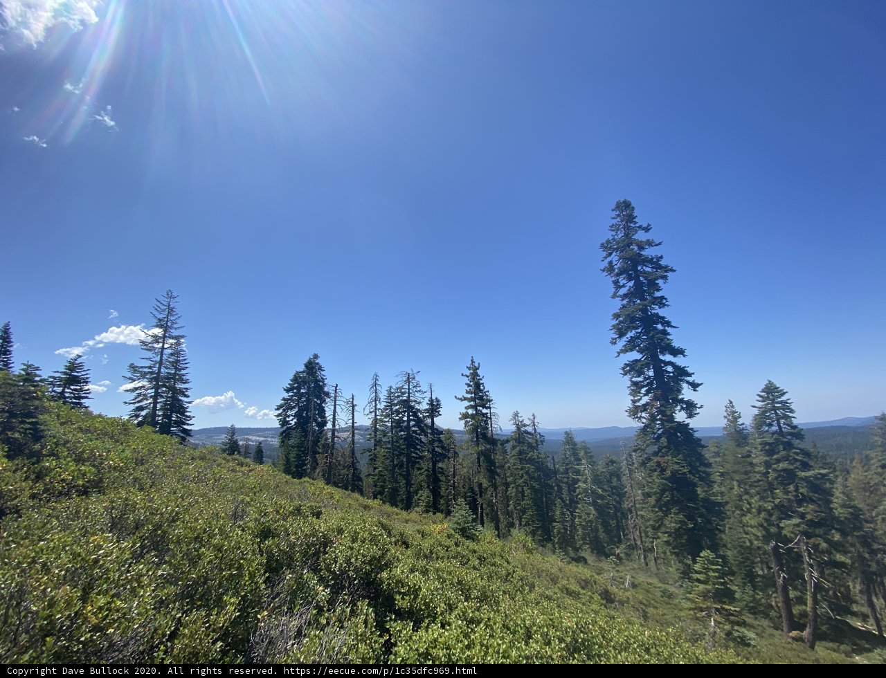 Majestic mountain scenery in Desolation Wilderness