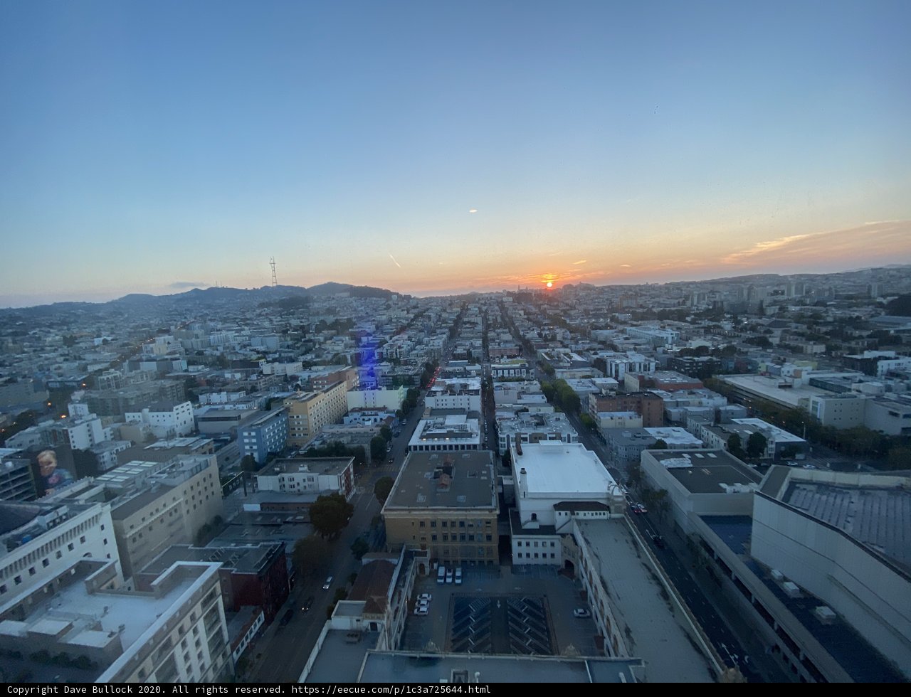 San Francisco Skyline at Sunset