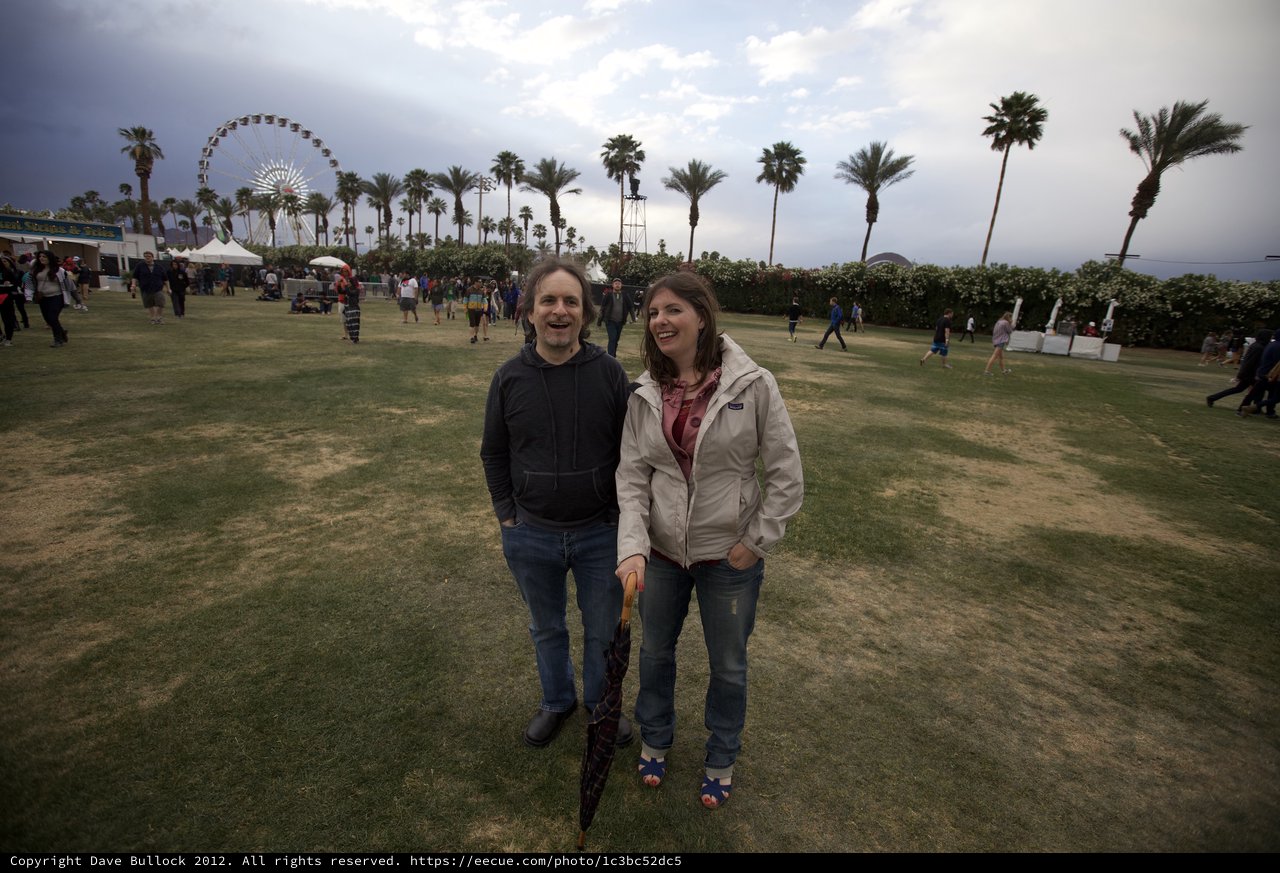 Couple at Coachella Music Festival 2012