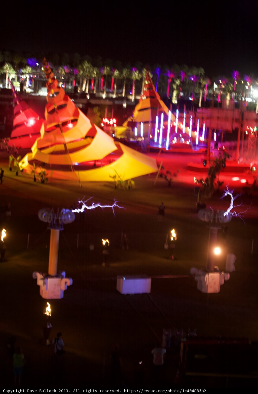 Metropolis Tent Lights Up the Night Sky