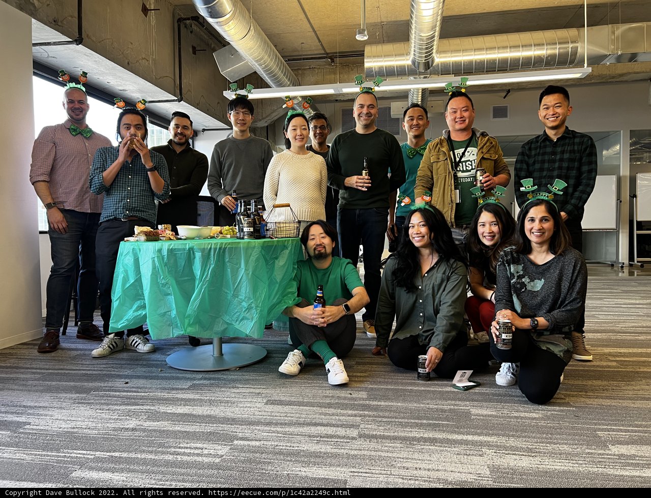 Green Squad Poses for a Groupshot