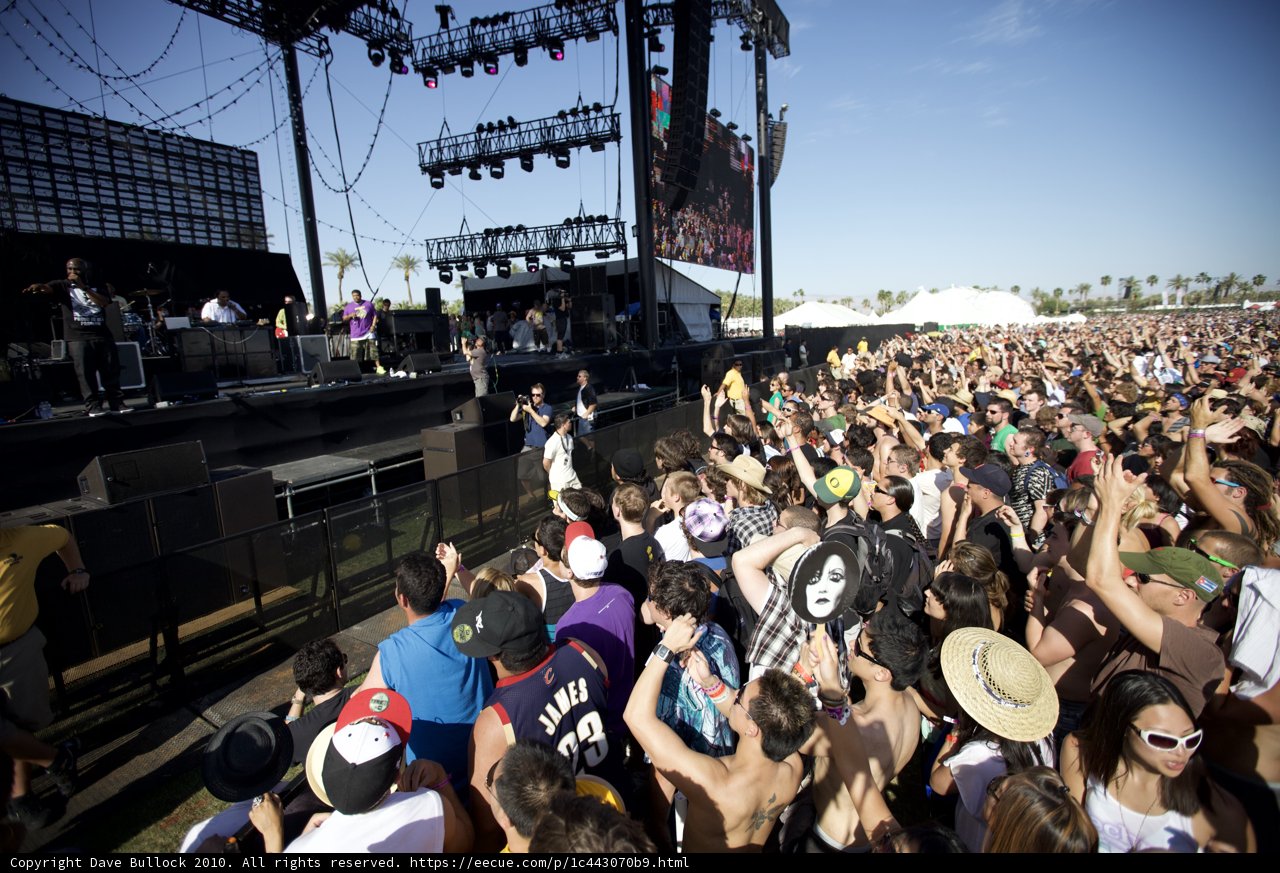Coachella Sunday Concert Crowd